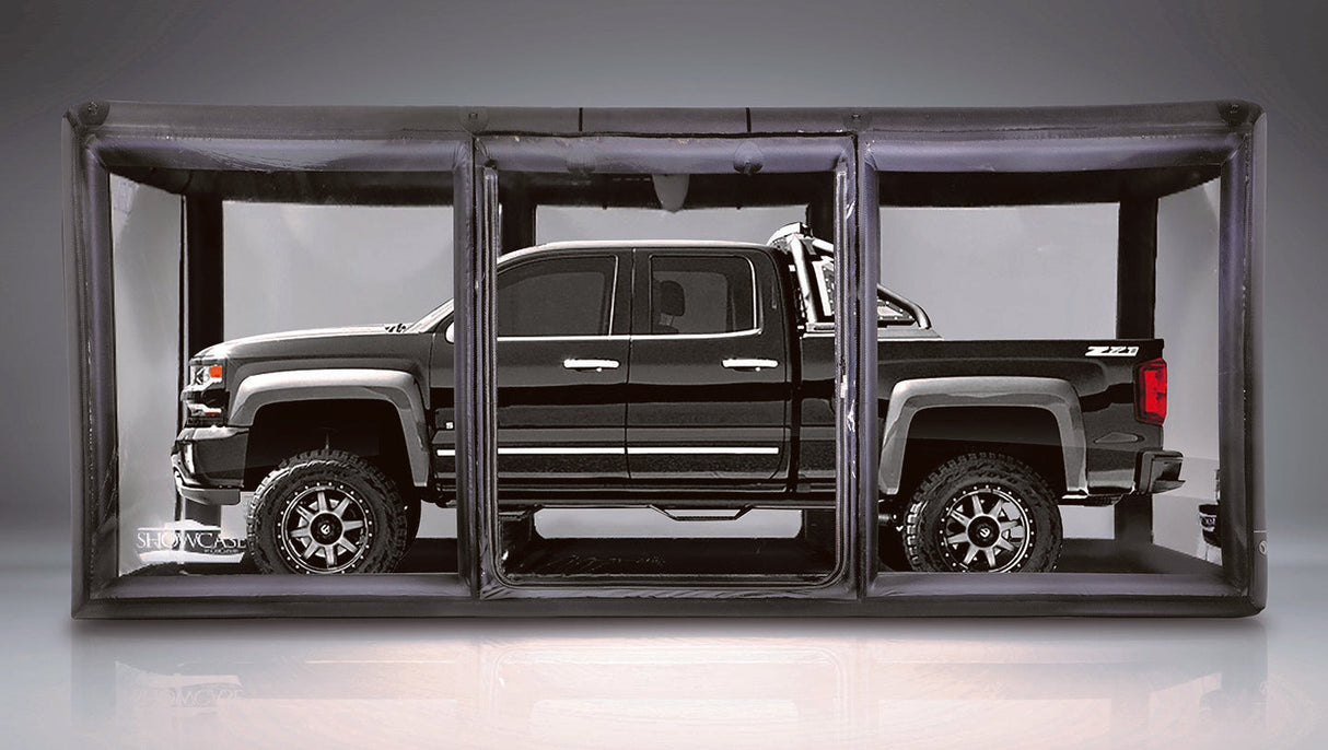 CarCapsule 18 ft Tall ShowCase Indoor Black Cover - CCSH18T