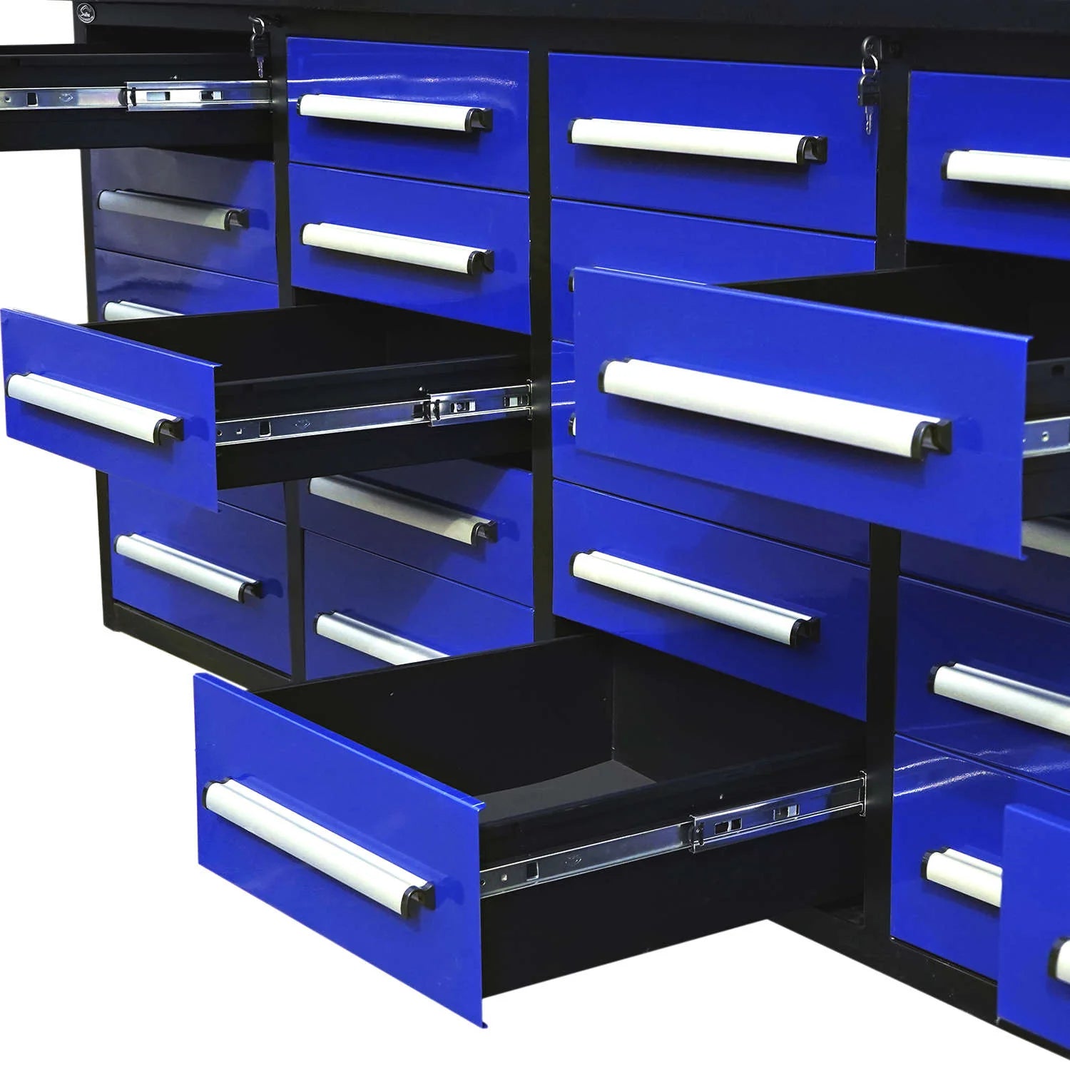 Chery Industrial Heavy-Duty Workbench with 25 Drawers 10 ft - WW000184