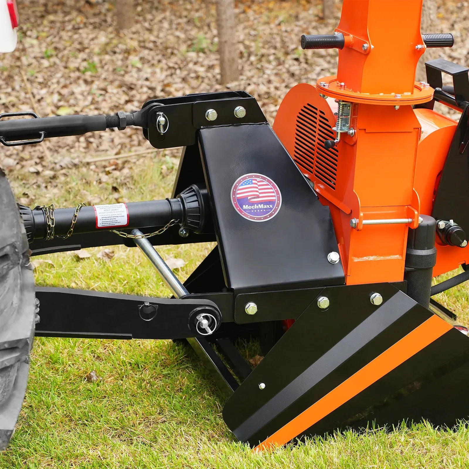MechMaxx 6" Hydraulic Feeding PTO Wood Chipper for 20–50HP Tractors, Model WC68H