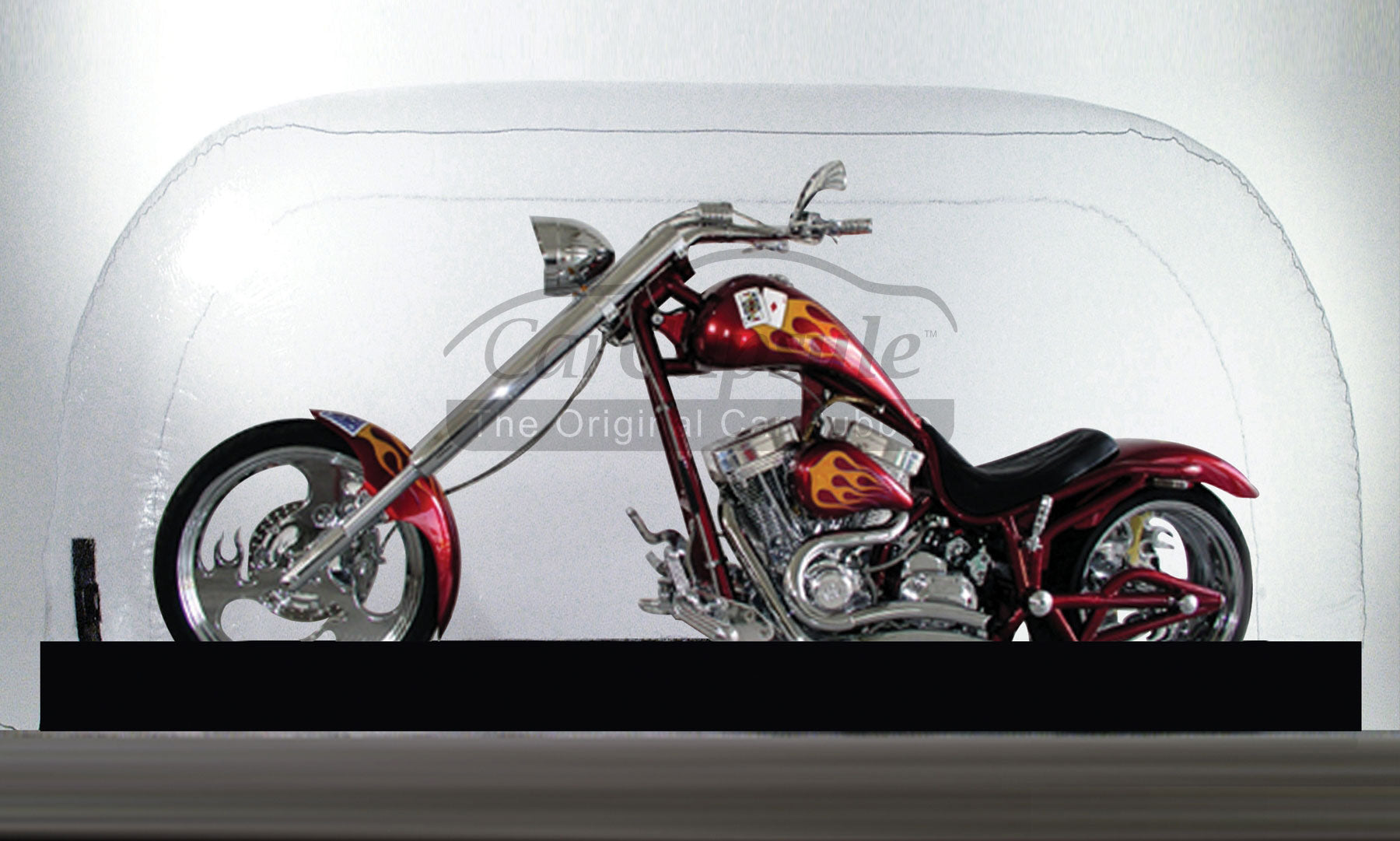 CarCapsule 12 ft BikeCapsule Indoor Motorcycle Storage Capsule Cover - BB12F