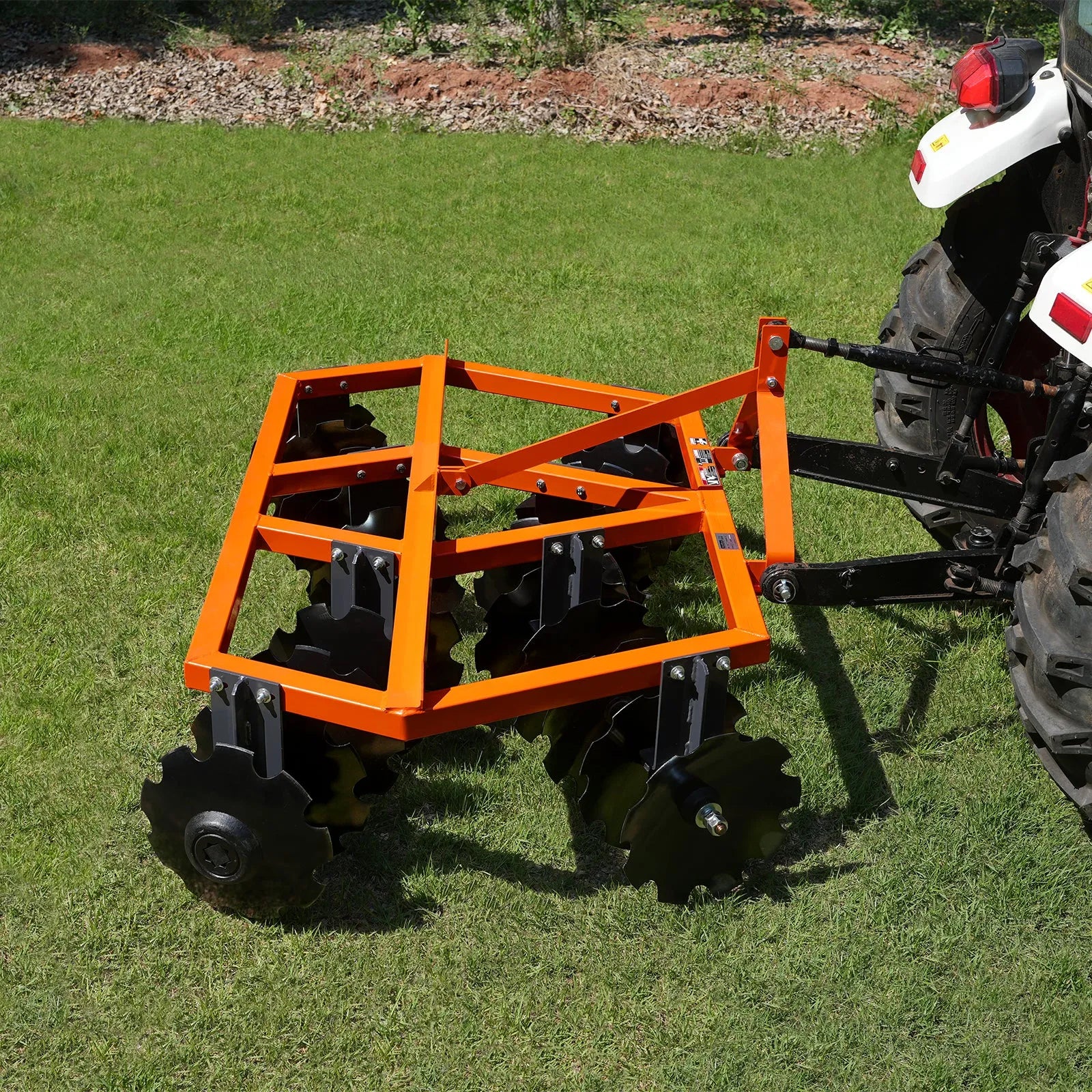 MechMaxx 72" Tractor Notched Disc Harrow, 3-Point Hitch, Model DH72
