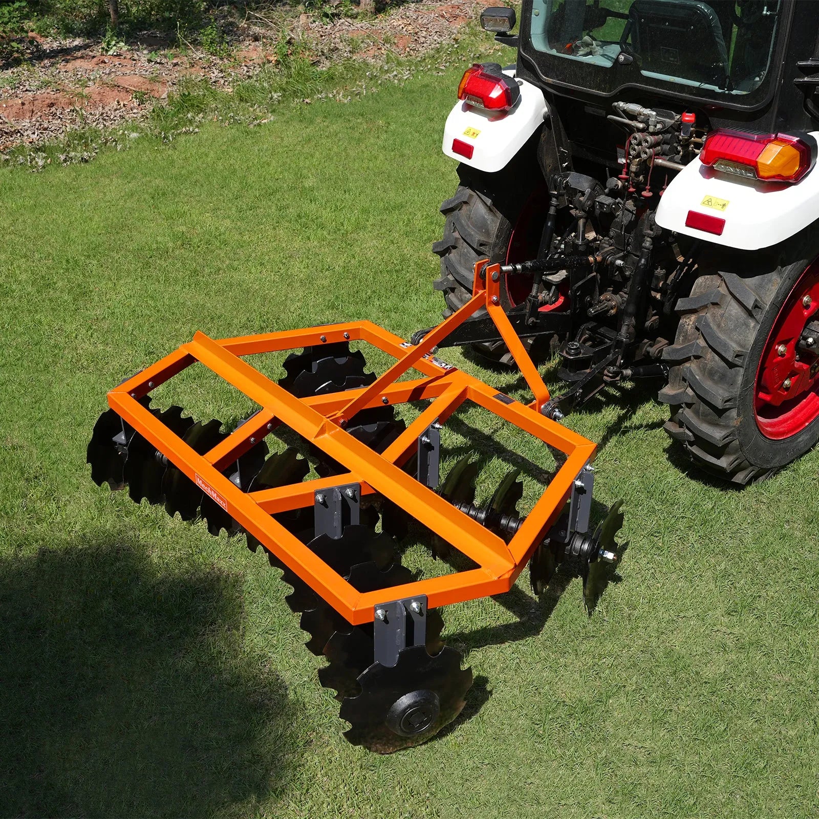 MechMaxx 72" Tractor Notched Disc Harrow, 3-Point Hitch, Model DH72