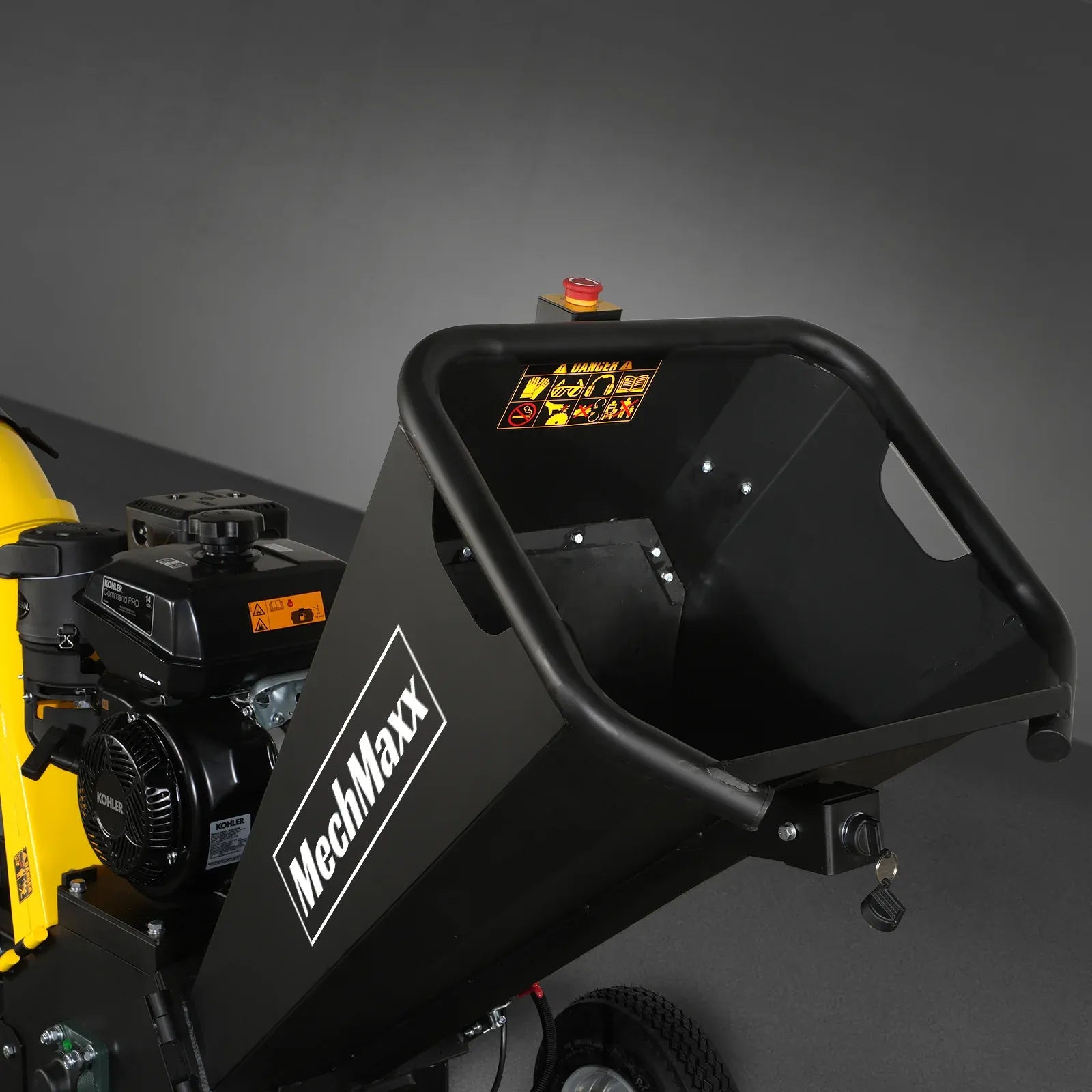 MechMaxx 5" 14HP 429cc KOHLER E-Start Gas Powered Wood Chipper, Model GS1500