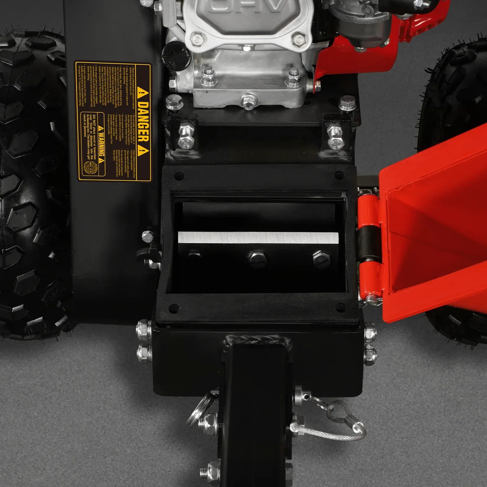 MechMaxx 4" HONDA GX200 Gas Powered Wood Chipper, Model GS650