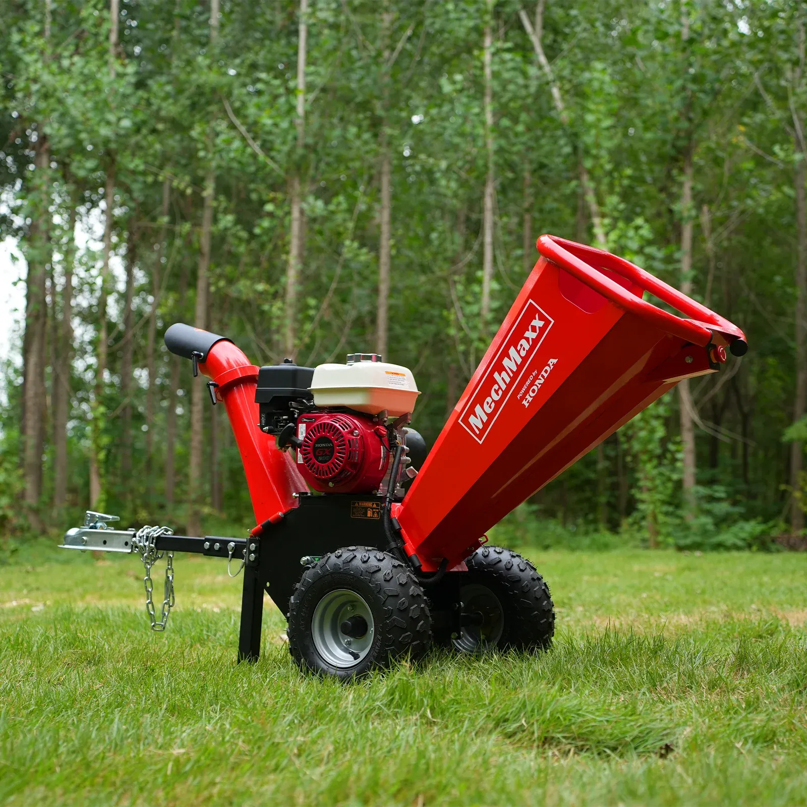 MechMaxx 4" HONDA GX200 Gas Powered Wood Chipper, Model GS650