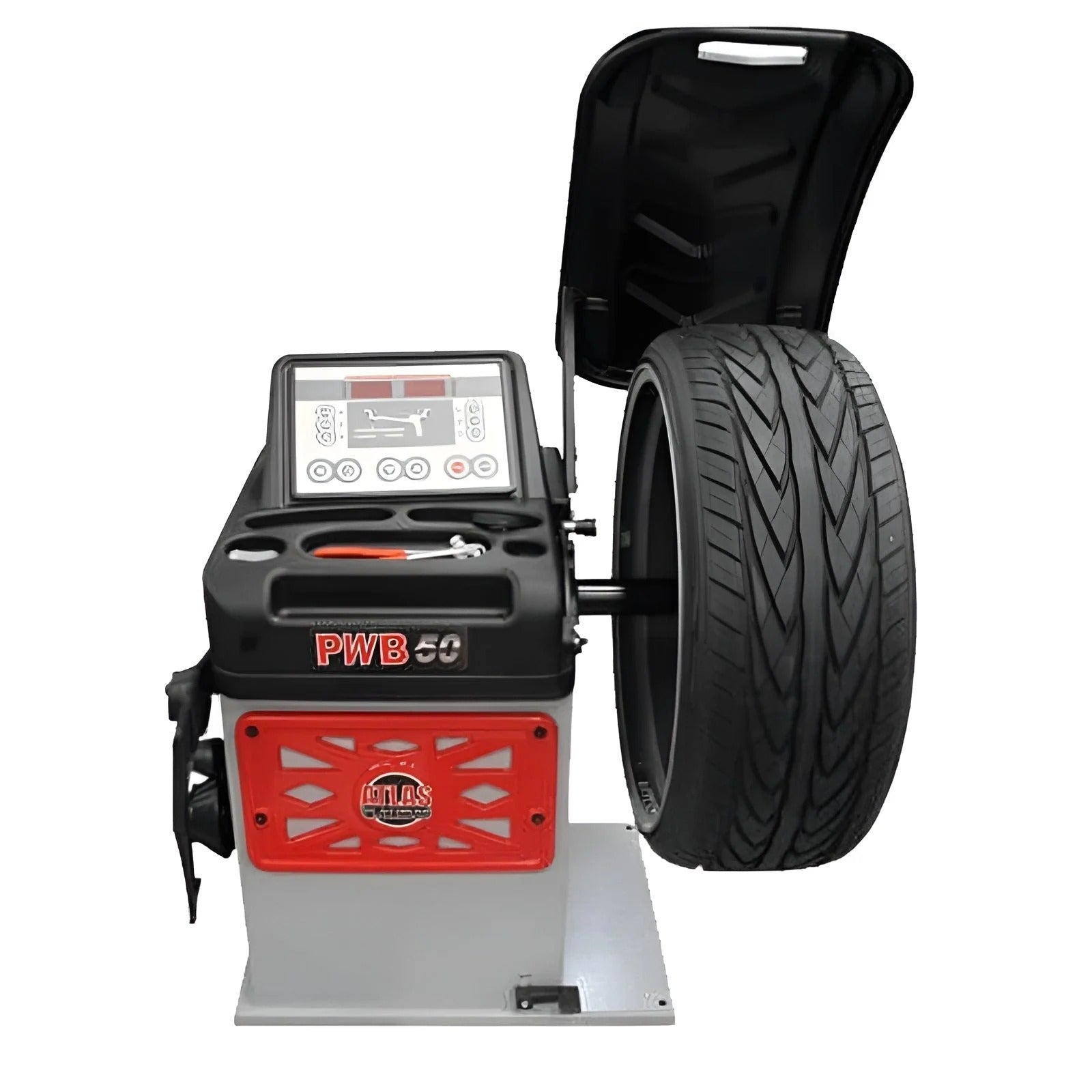 Atlas TC229 Rim Clamp Tire Changer and Platinum PWB50 Wheel Balancer Combo