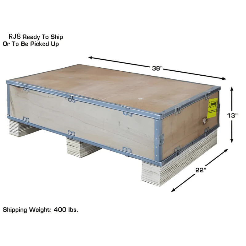 Atlas RJ8000 8,000 lb Air/Hydraulic Rolling Bridge Jack – Heavy-Duty 4-Post Lift Jack