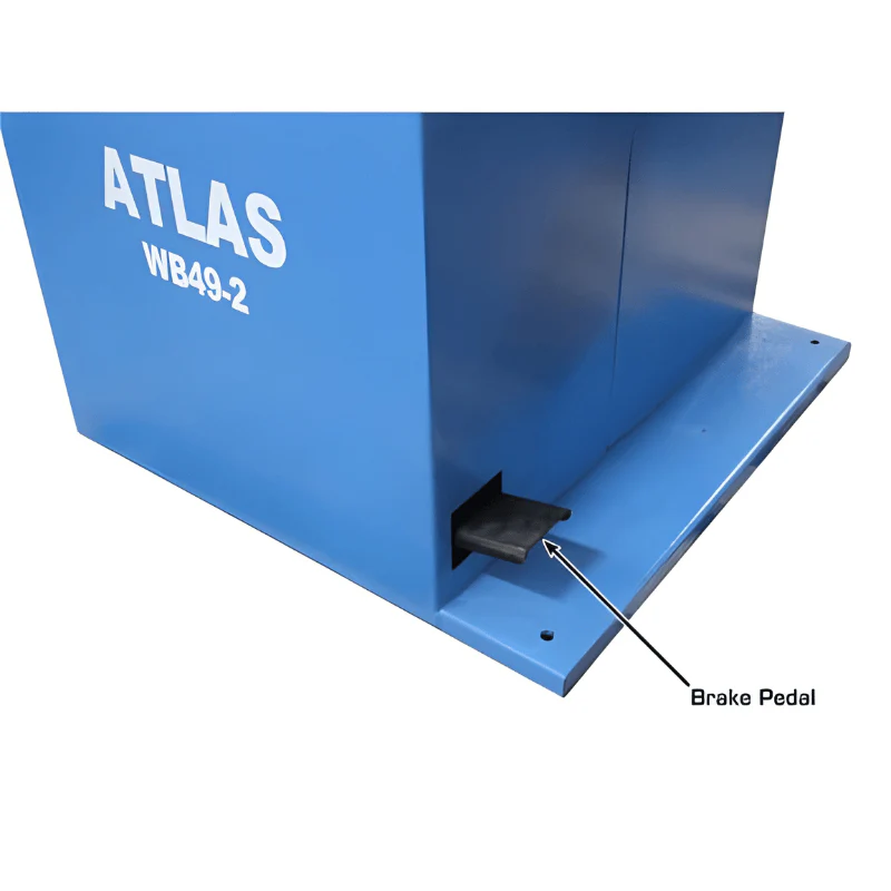 Atlas WB49-2 Premium 2D Computer Wheel Balancer – Auto Data Entry & High-Precision Balancing