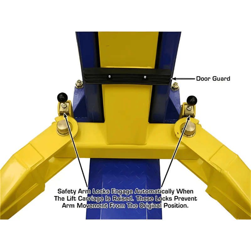 Atlas 9KBPX 9,000 lb Baseplate 2-Post Vehicle Lift