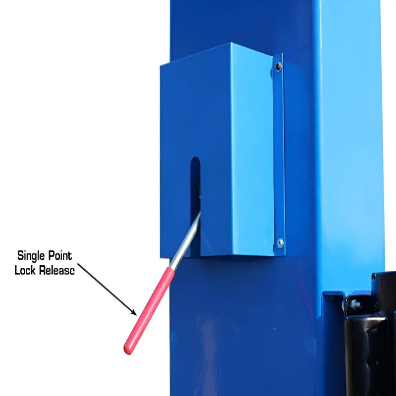Atlas BP12000X 12,000 lb Baseplate 2-Post Lift – Heavy-Duty Low Ceiling Commercial Lift