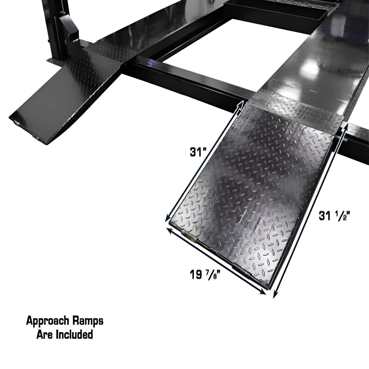 Atlas PRO9000 4-Post Vehicle Lift with RJ6 Rolling Bridge Jacks Combo