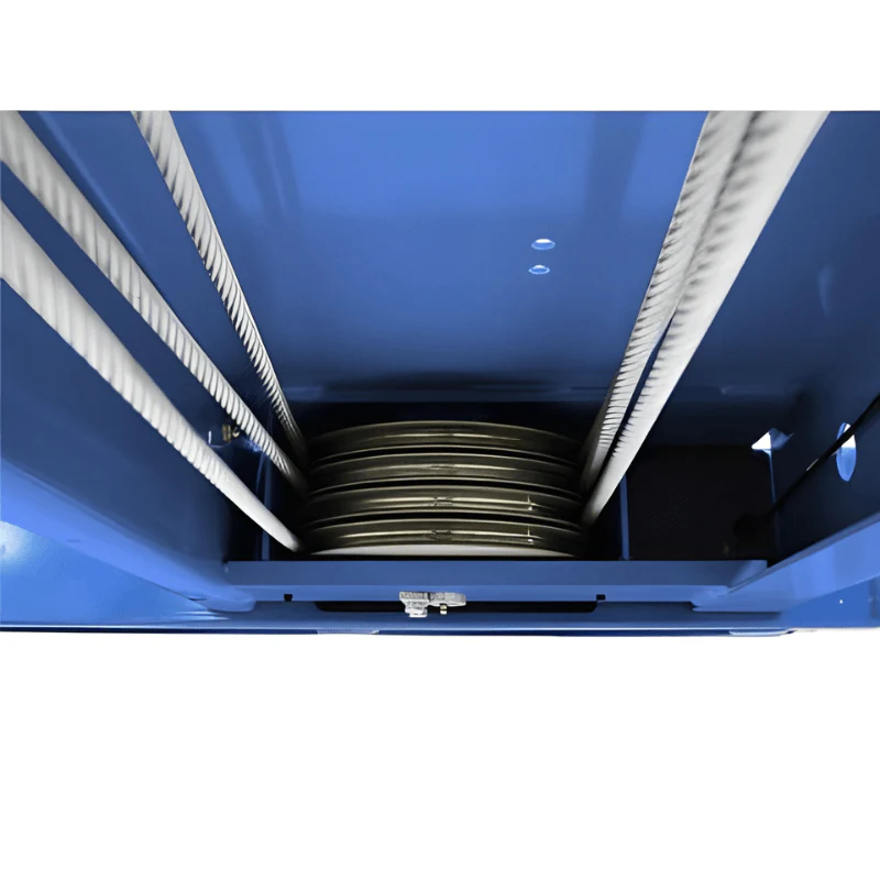 Atlas Platinum PVL14 ALI Certified 14000 lb 4-Post Lift Combo with RJ7000 Rolling Jacks