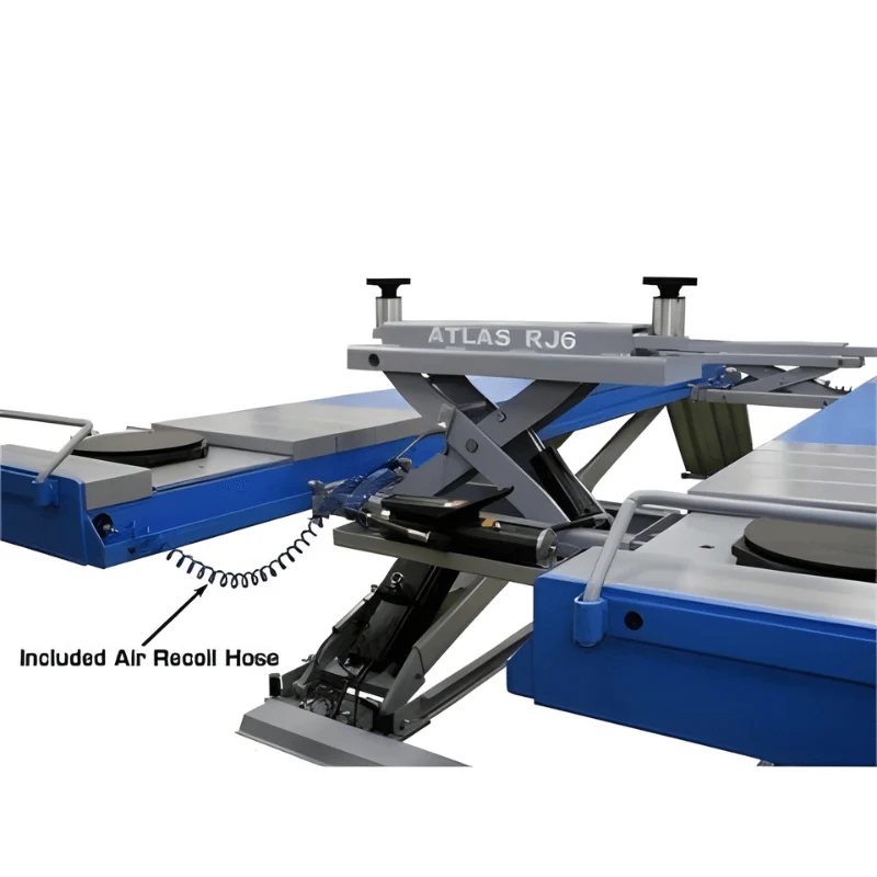 Atlas 12ASL 12,000 lb Alignment Scissor Lift with RJ6 Rolling Jacks Combo
