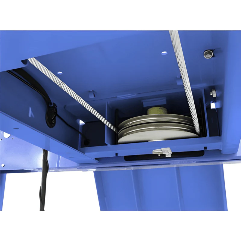 Atlas Platinum PVL14 ALI Certified 14000 lb 4-Post Lift Combo with RJ7000 Rolling Jacks