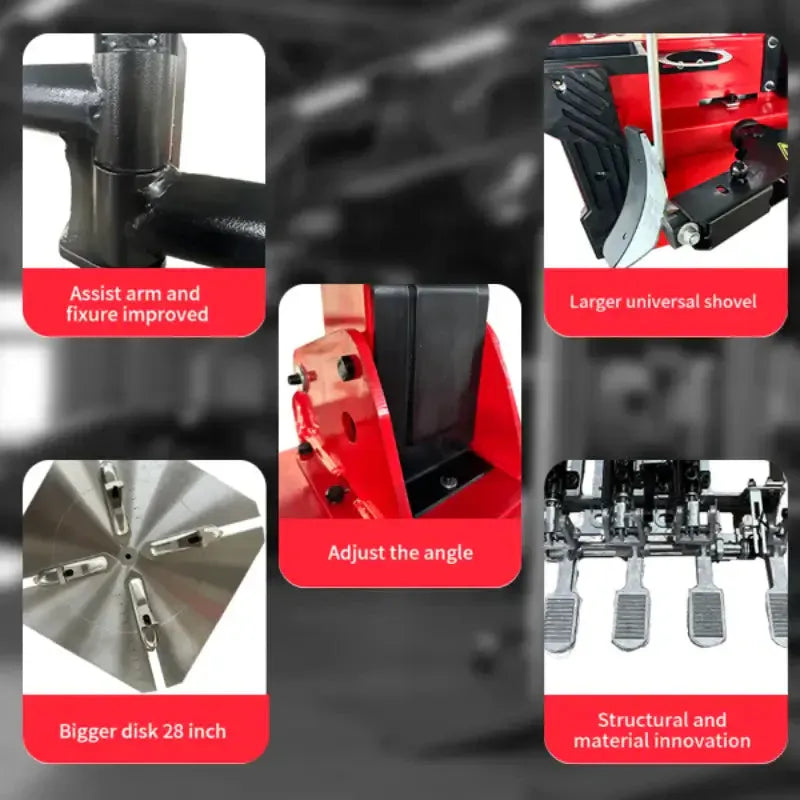 Katool KT-T850 Tilt-Back Tire Changer with Assist Arm for 14"-28" Rims