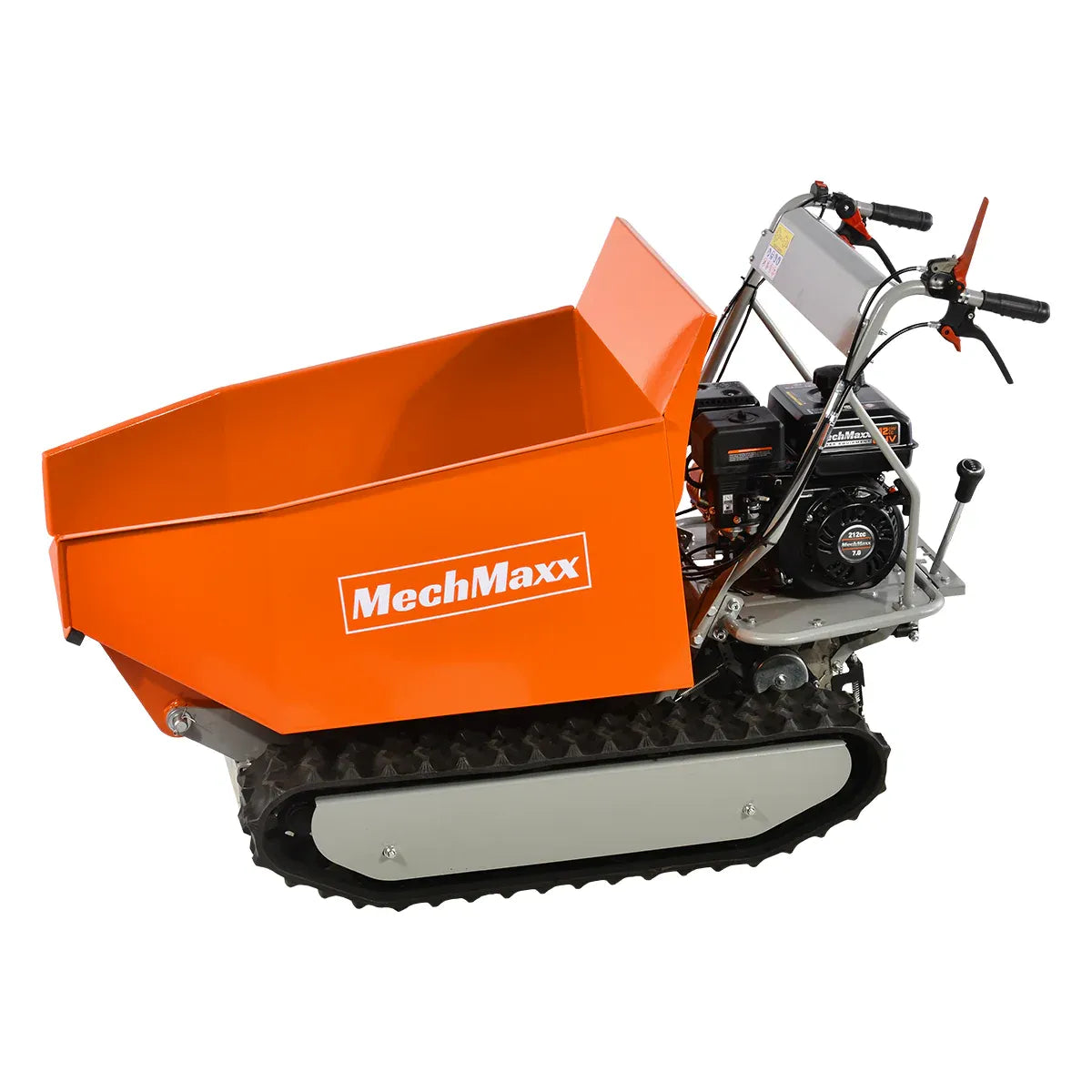 MechMaxx 1100 lb Load Capacity Petrol Engine Powered Track Mini Dumper, Model D50MA