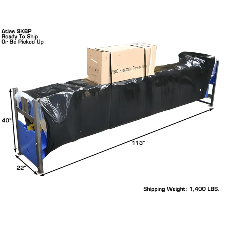 Atlas 9KBPX 9,000 lb Baseplate 2-Post Vehicle Lift