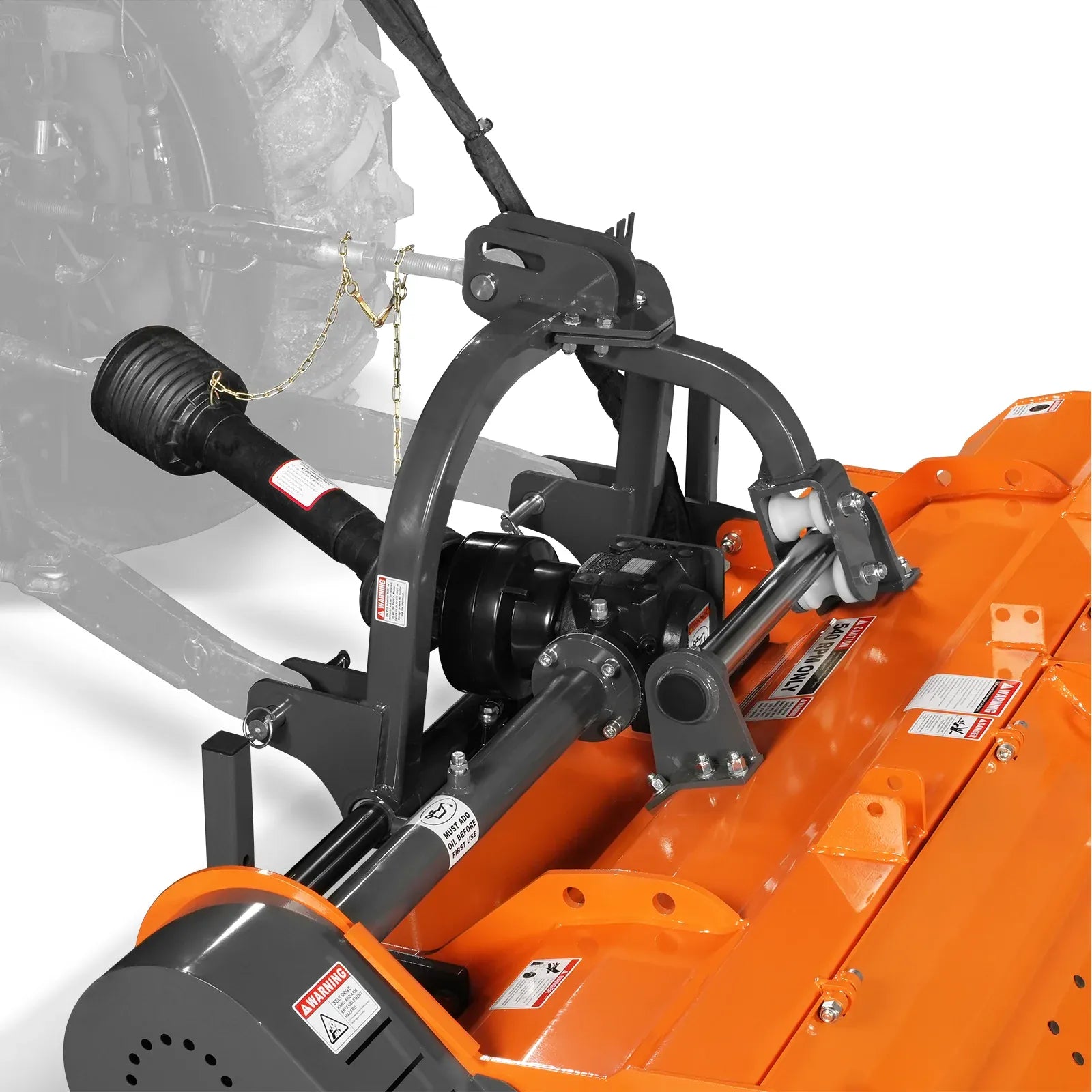 MechMaxx 78" Heavy Duty PTO Flail Mower with Hydraulic Side Shift, 3-Point Hitch, 50–85HP, Model KDK78H