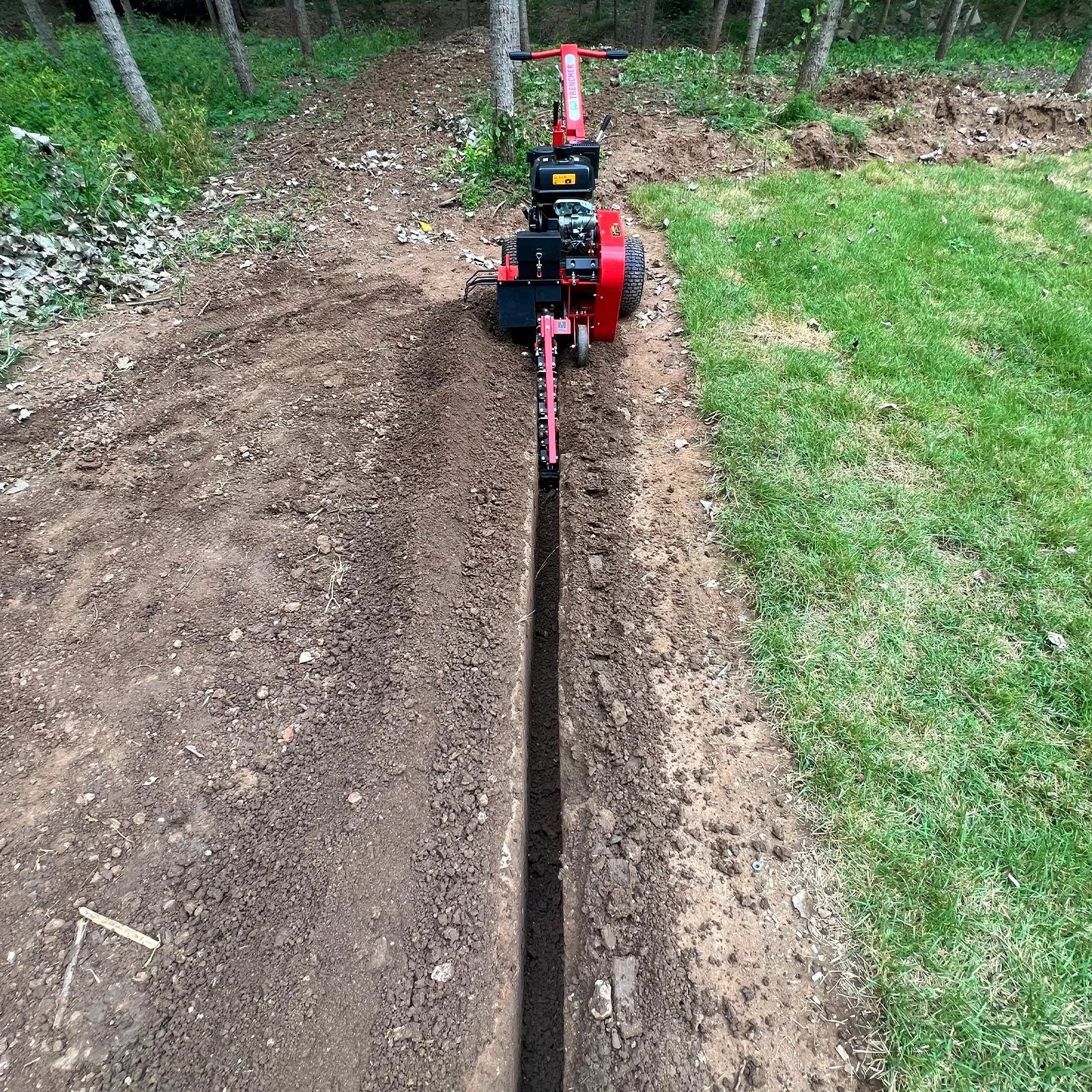 MechMaxx 14HP 429cc KOHLER E-Start 24" Mini Trencher, Model TCR1500