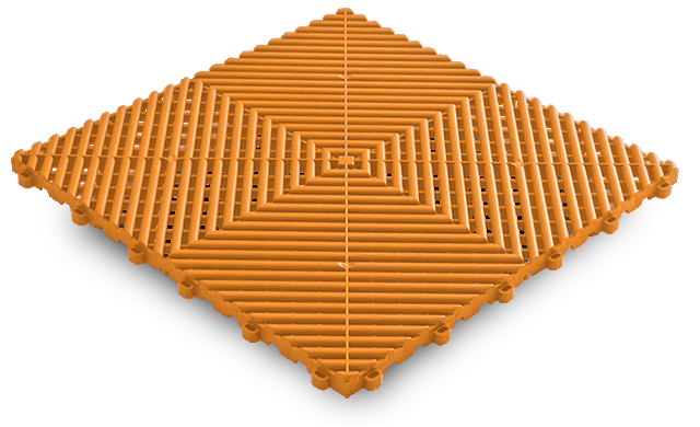 Swisstrax Pro Series Tile Garage Flooring Ribtrax 6 Tile Pack - Standard Colors