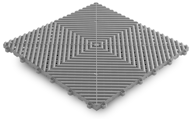 Swisstrax Pro Series Tile Garage Flooring Ribtrax 24 Tile Pack - Standard Colors