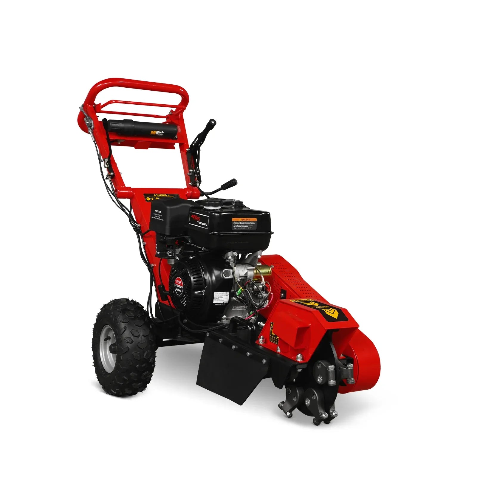 MechMaxx 15" 15HP 420cc DUCAR E-Start Stump Grinder with Tow Bar, Model SG380