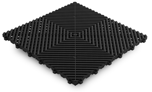 Swisstrax Pro Series Tile Garage Flooring Ribtrax 24 Tile Pack - Standard Colors