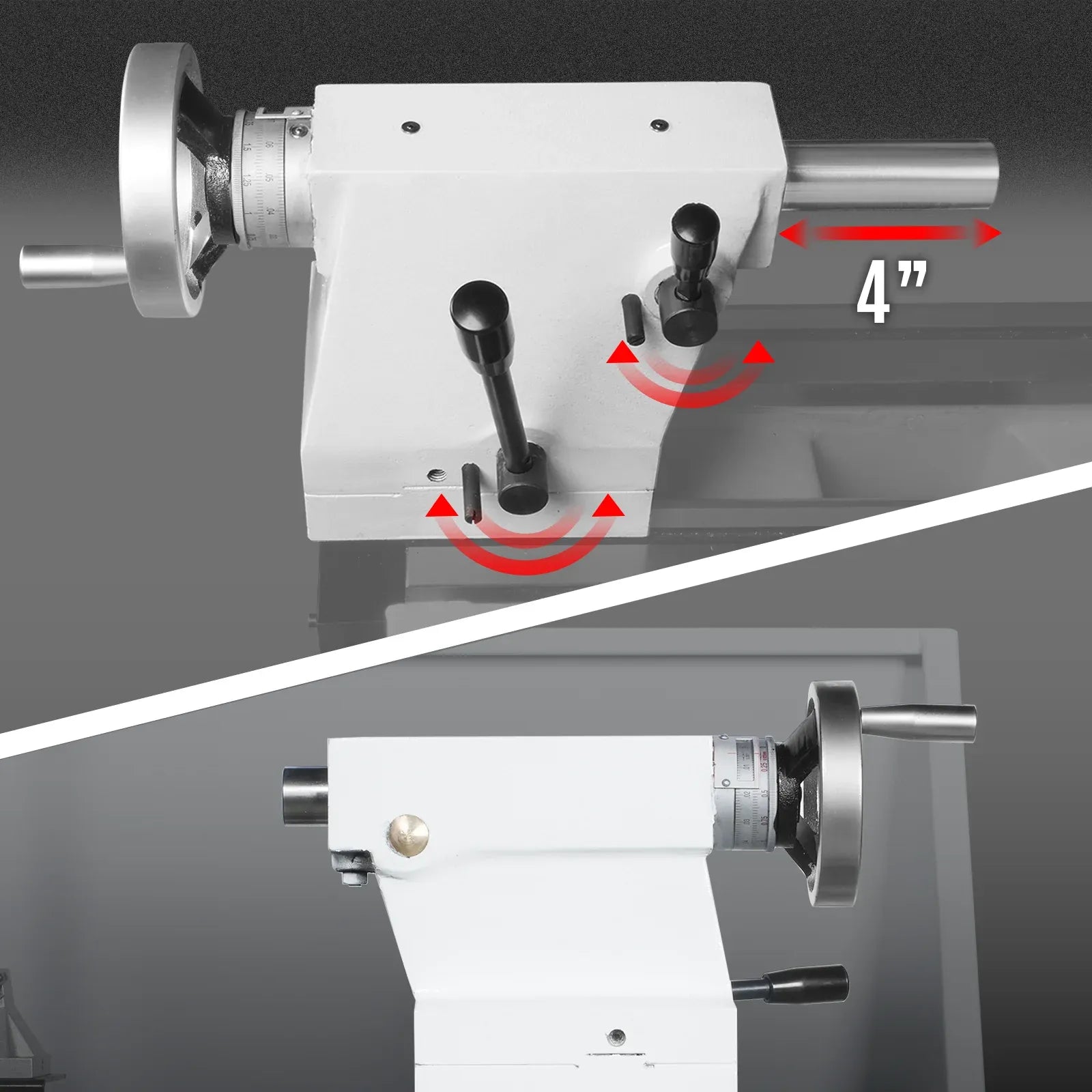 MechMaxx 14x40 Industrial Metal Lathe with Variable Speed and DRO, Model 1440GV