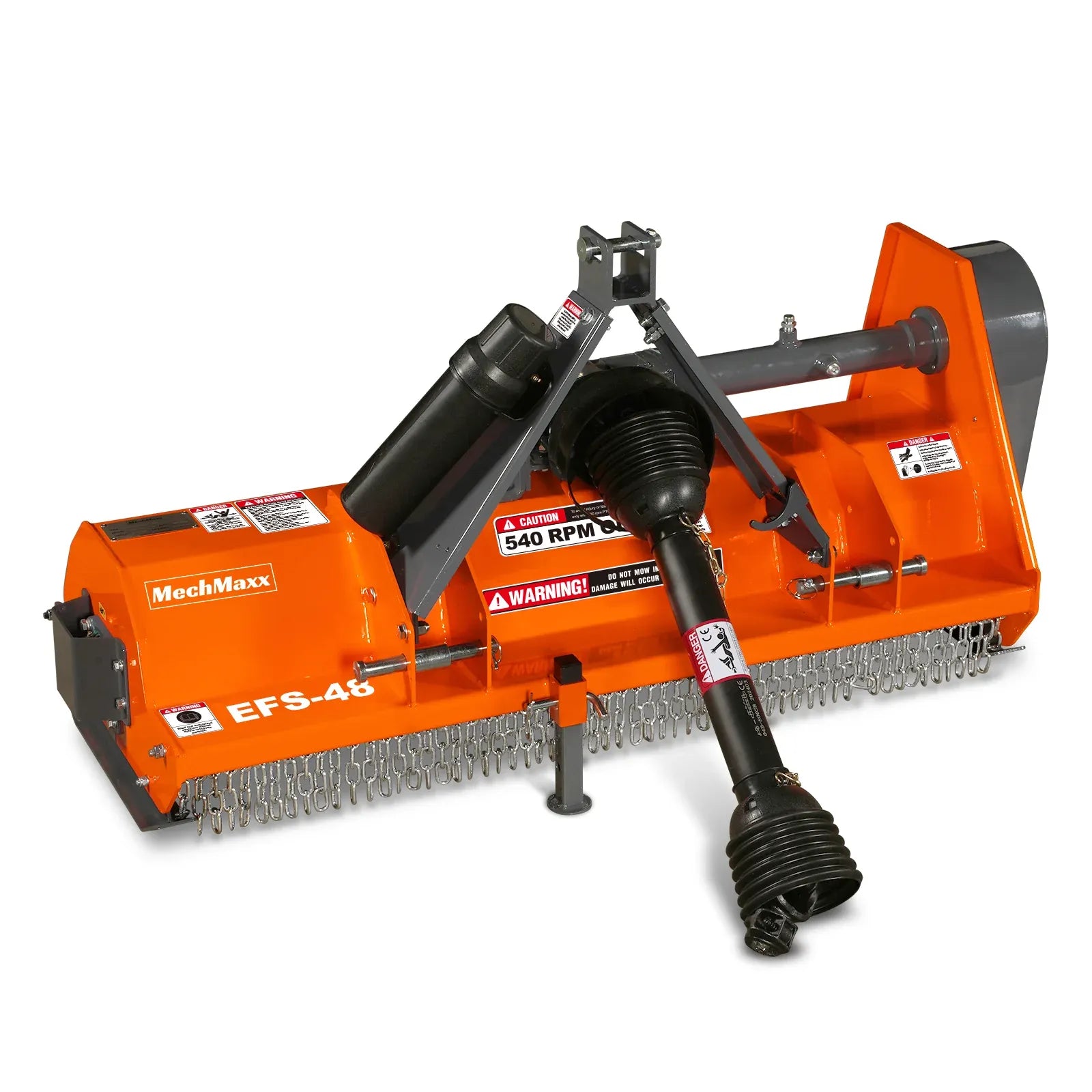 MechMaxx 48" Light Duty PTO Flail Mower, 3-Point Hitch, 15–35HP, Model EFS48
