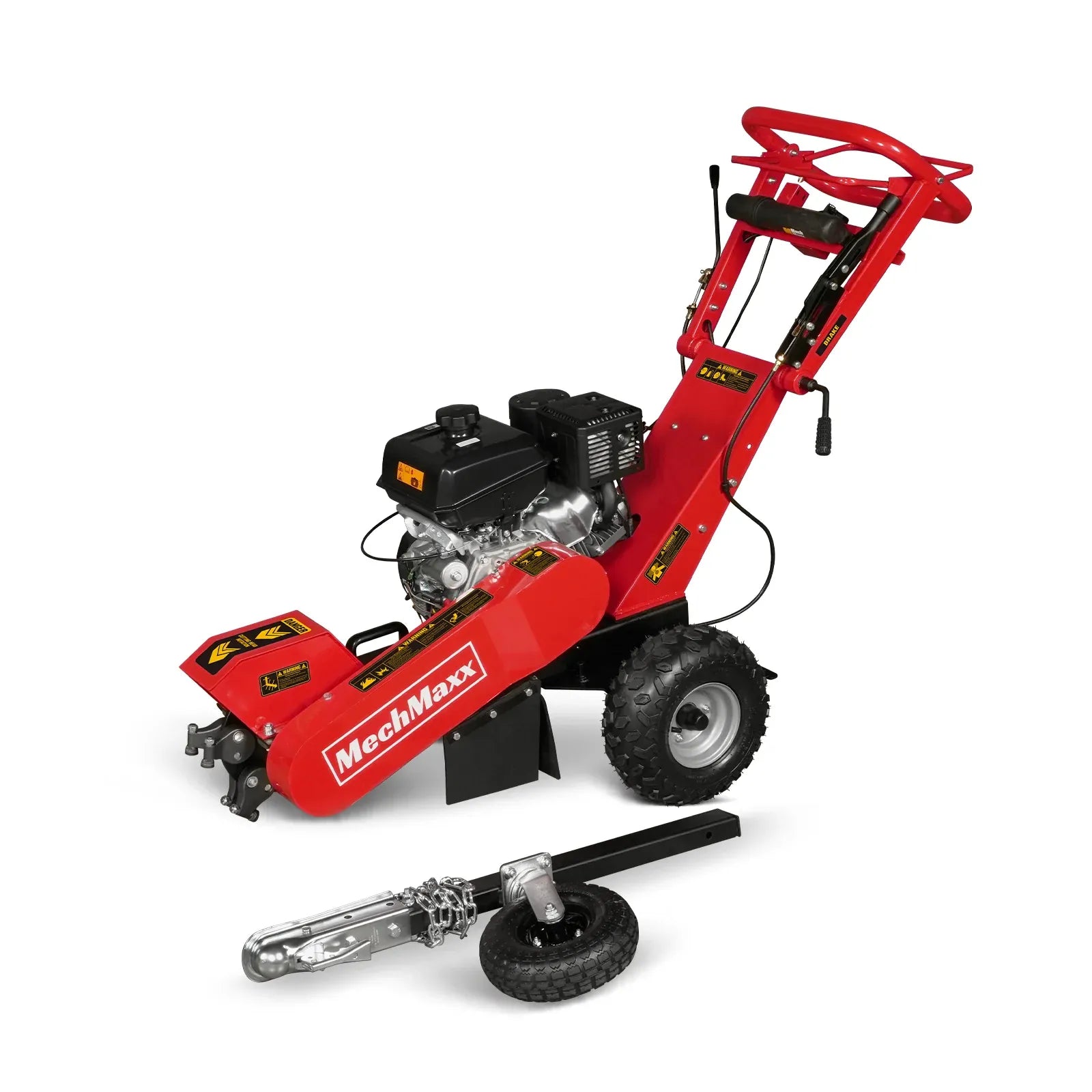 MechMaxx 15" 14HP 429cc KOHLER E-Start Stump Grinder with Tow Bar, Model SG380