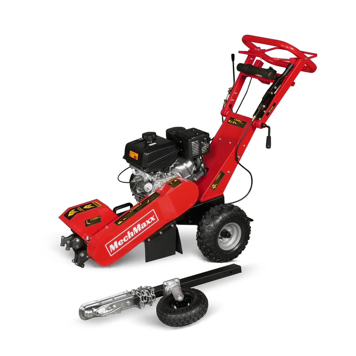 MechMaxx 15" 14HP 429cc KOHLER E-Start Stump Grinder with Tow Bar, Model SG380