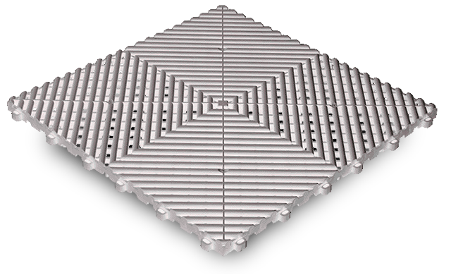 Swisstrax Pro Series Tile Garage Flooring Ribtrax 24 Tile Pack - Standard Colors