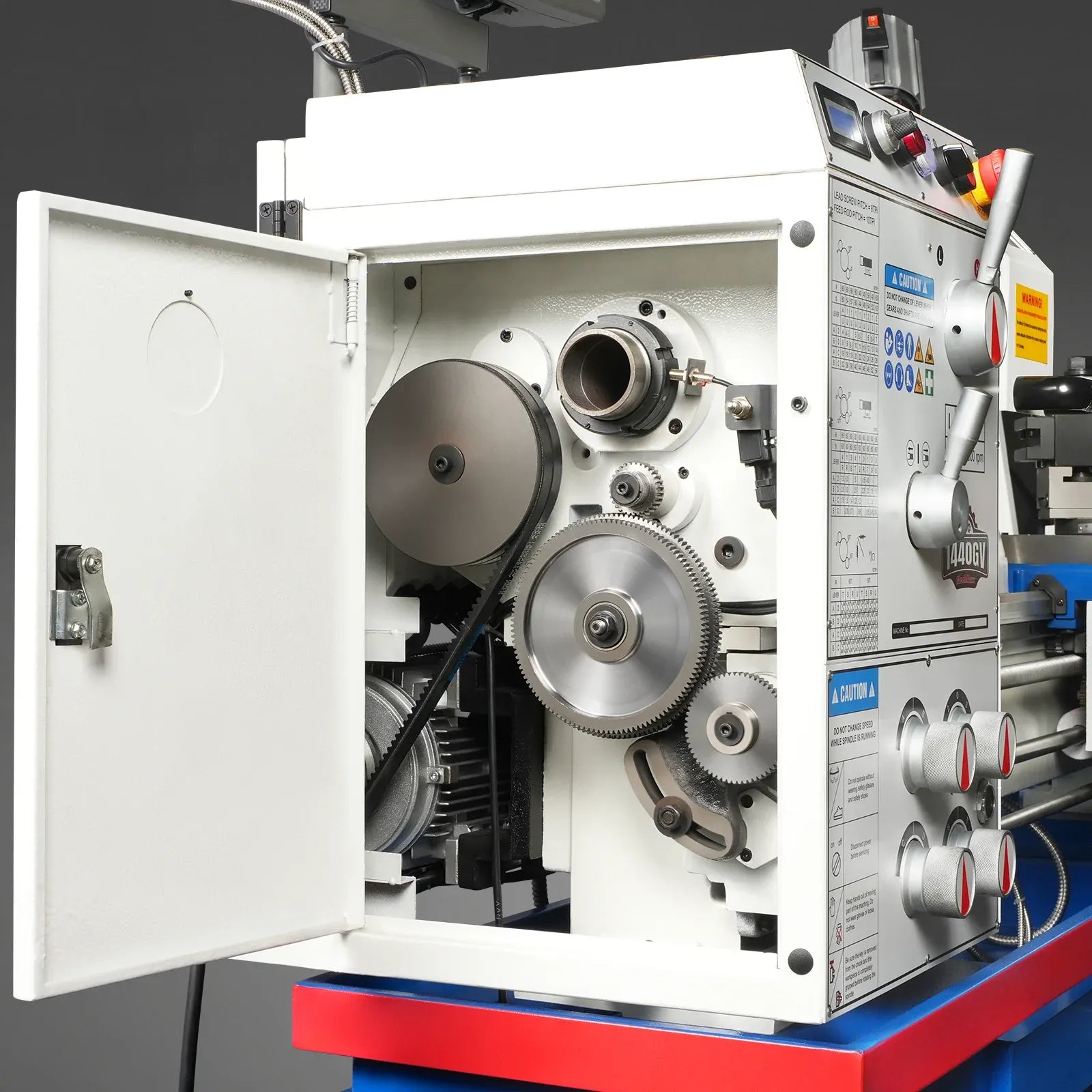 MechMaxx 14x40 Industrial Metal Lathe with Variable Speed and DRO, Model 1440GV