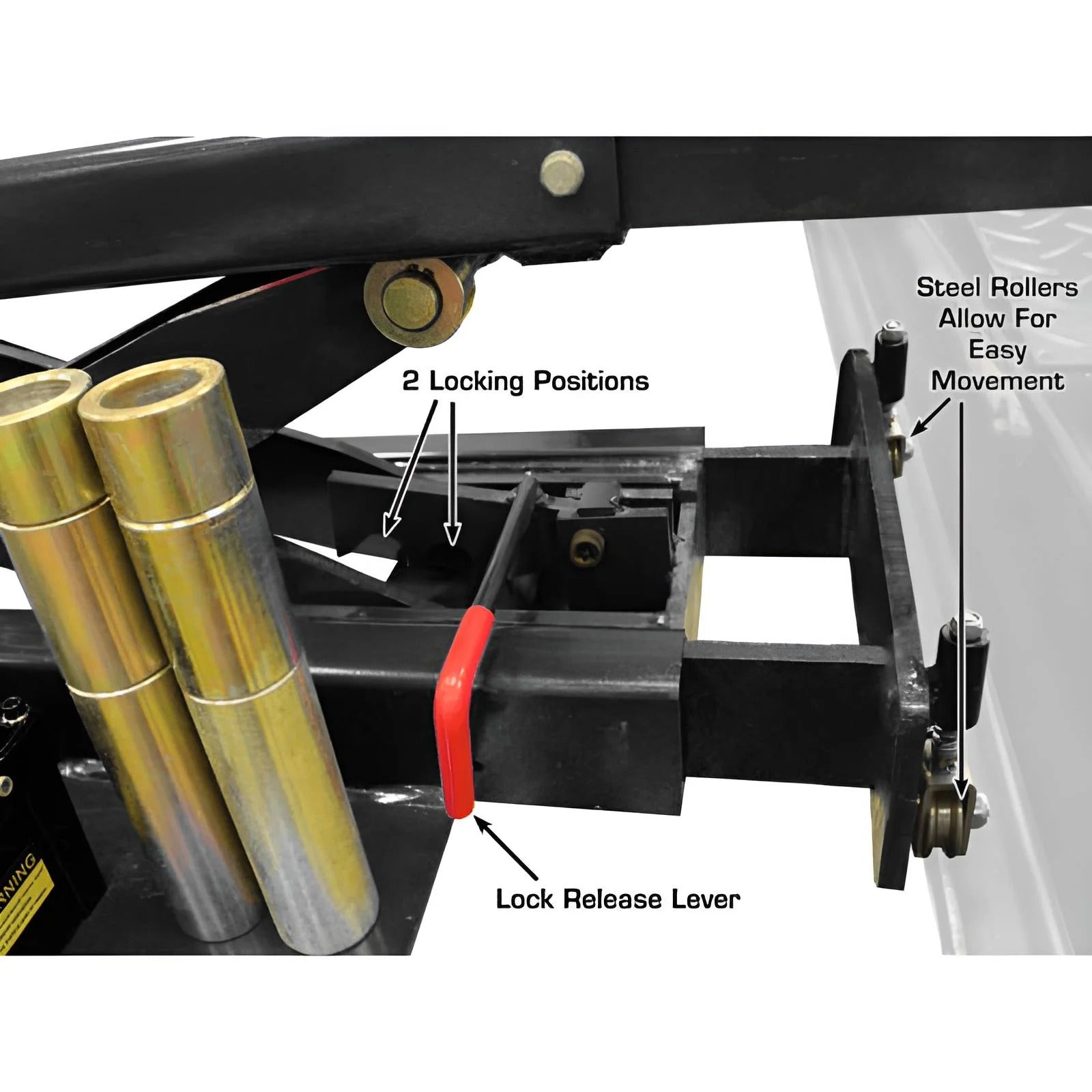 Atlas 414A 14,000 lb 4-Post Alignment Lift with RJ8 Rolling Jacks Combo