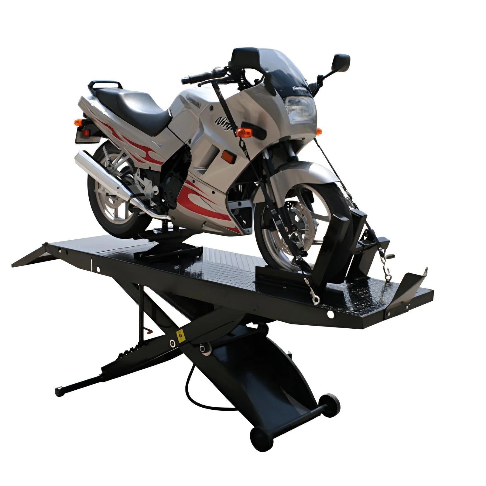 Atlas CycleLift Air-Operated Motorcycle Lift with 1,000 lb Capacity and Extended Platform (WILL CALL)
