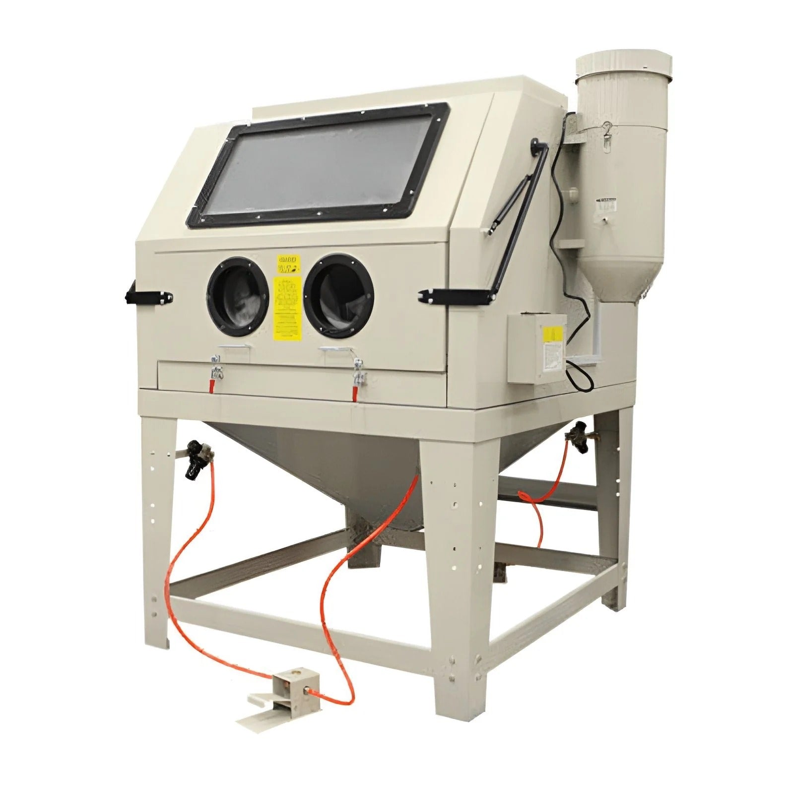 Atlas SBC1200 Extra Large Sandblast Cabinet with Dual Doors, Dual Guns, and Vacuum Dust Collection