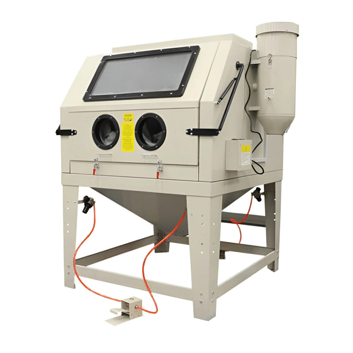 Atlas SBC1200 Extra Large Sandblast Cabinet with Dual Doors, Dual Guns, and Vacuum Dust Collection
