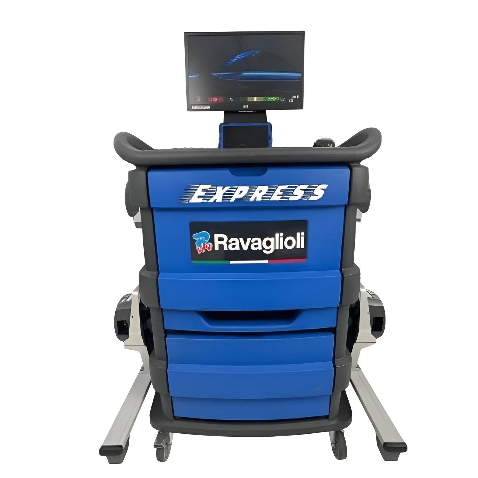 Edge Express Heavy-Duty Truck Alignment System with Bluetooth CCD Sensors and No Roll-Back Capability