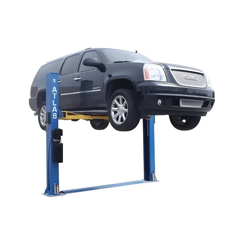 Atlas BP8000 8,000 lb Baseplate 2-Post Lift – Low Ceiling Garage Solution