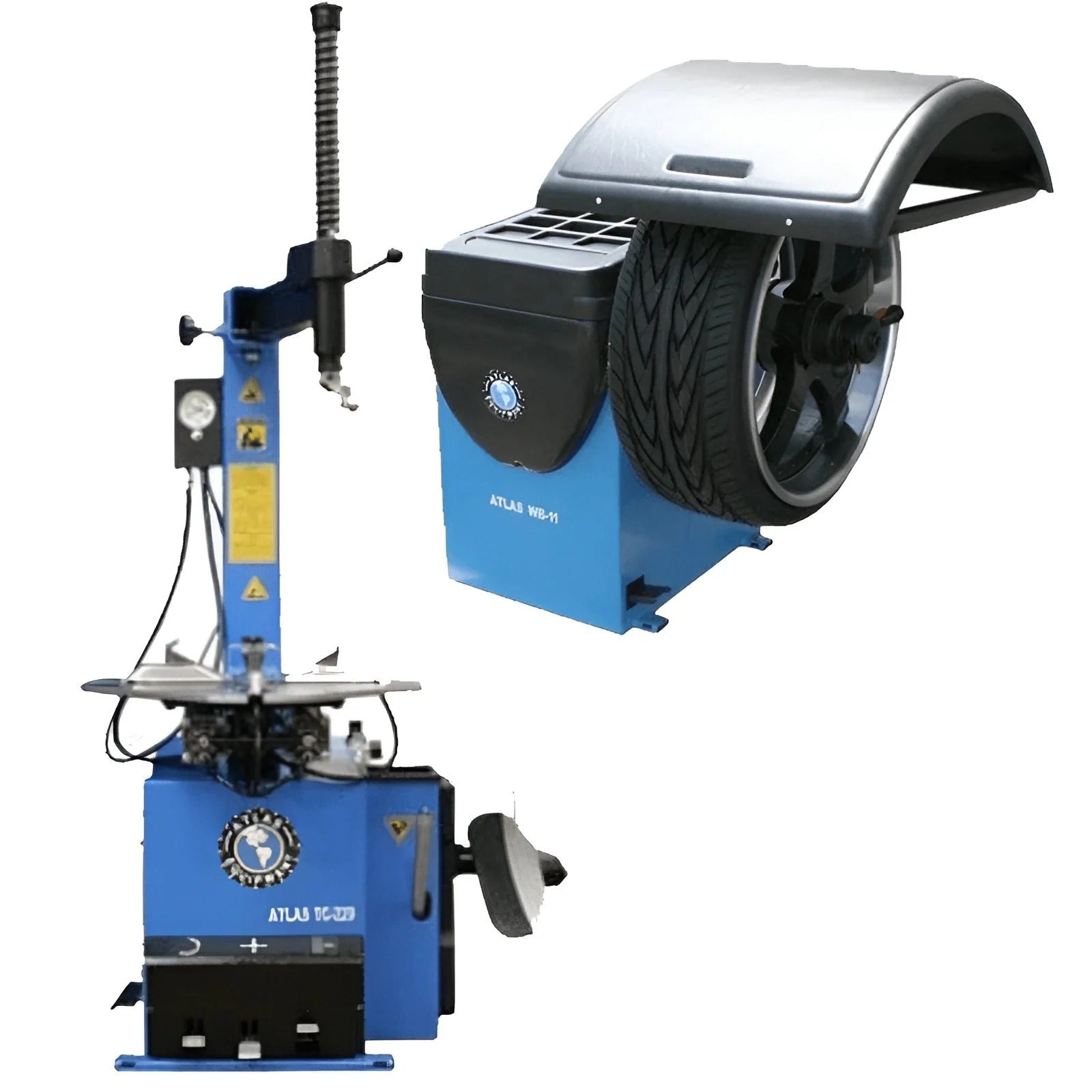 Atlas TC229 Rim Clamp Tire Changer with WB11 Wheel Balancer Combo Package