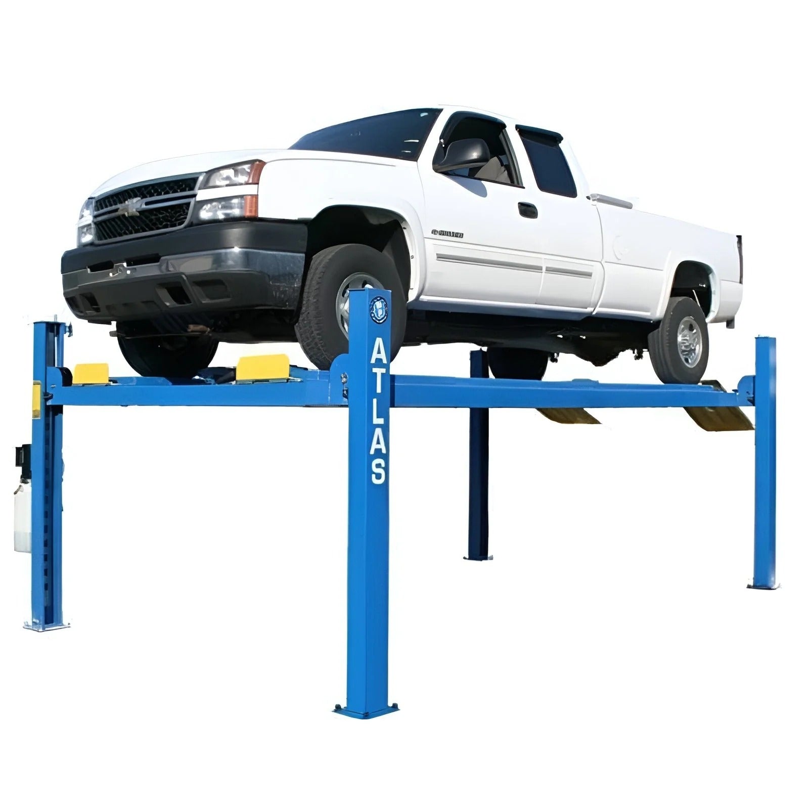 Atlas 412A 12,000 lb 4-Post Alignment Lift with RJ6 Rolling Jacks Combo