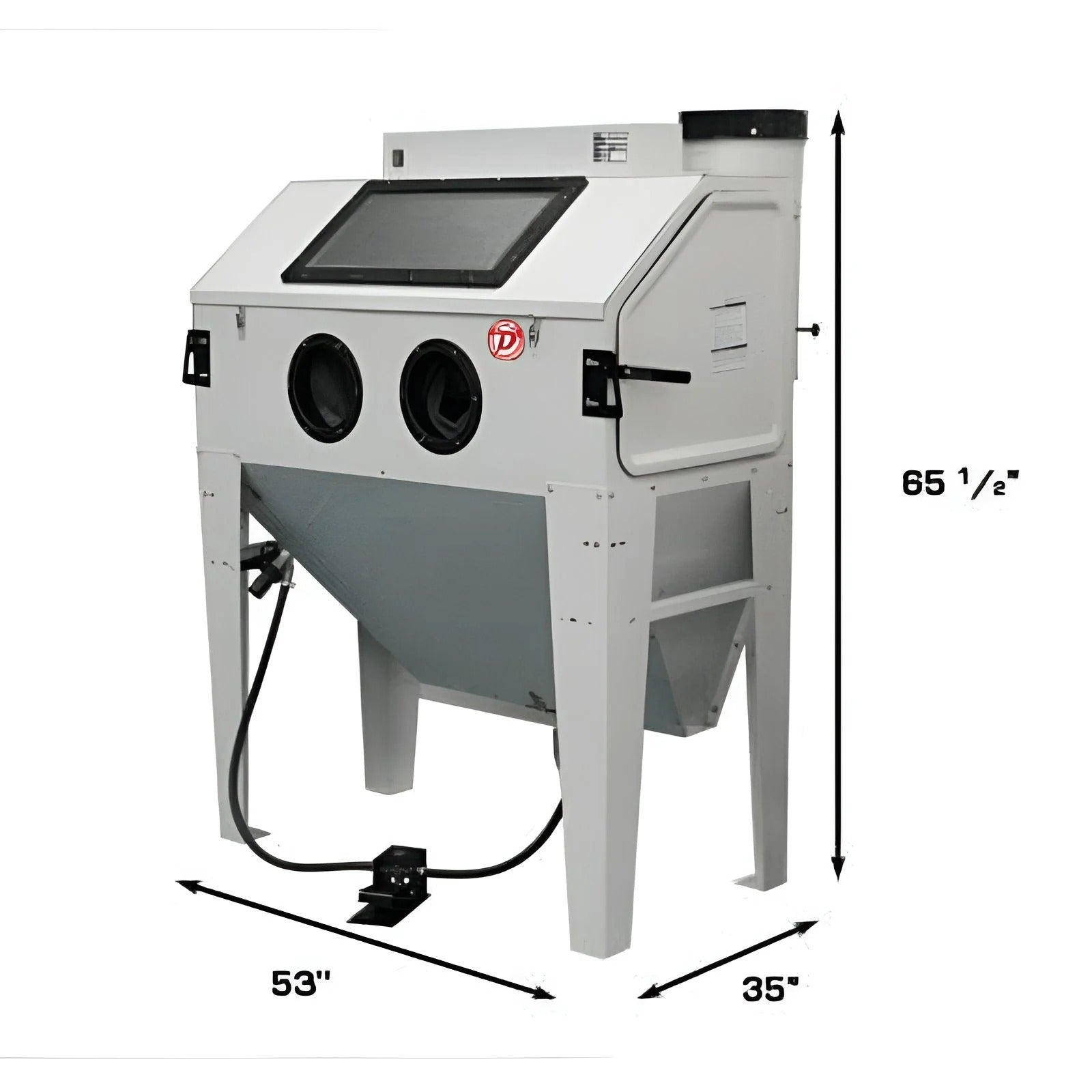 Atlas SBC420 Sandblast Cabinet with Integrated Vacuum System