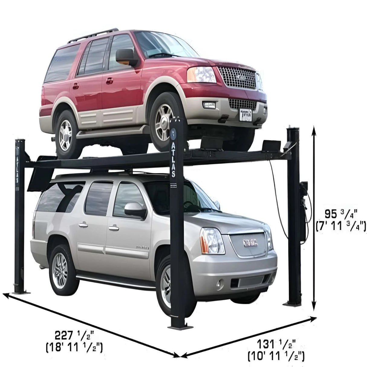 Atlas PRO9000 9,000 lb Capacity 4-Post Garage Vehicle Lift
