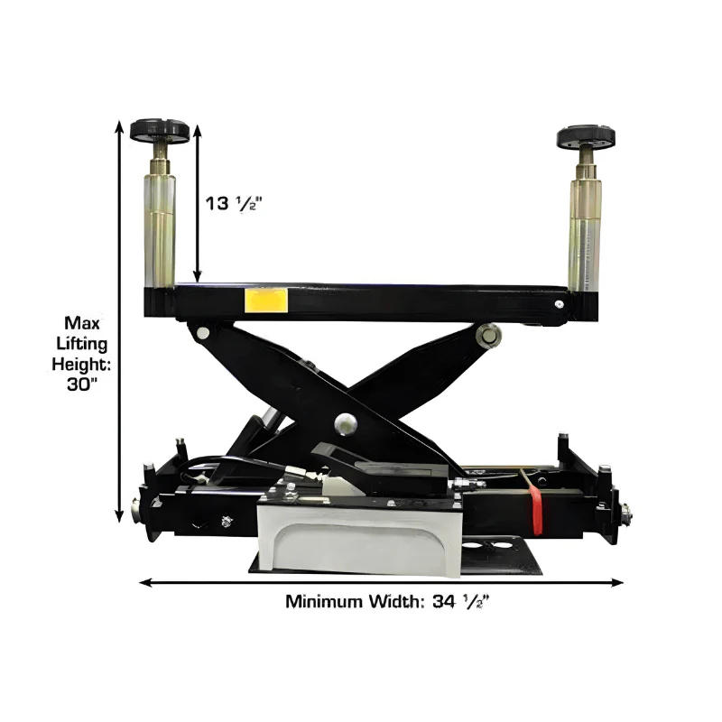 Atlas PX16A Scissor Alignment Lift with RJ8 Rolling Bridge Jacks Combo