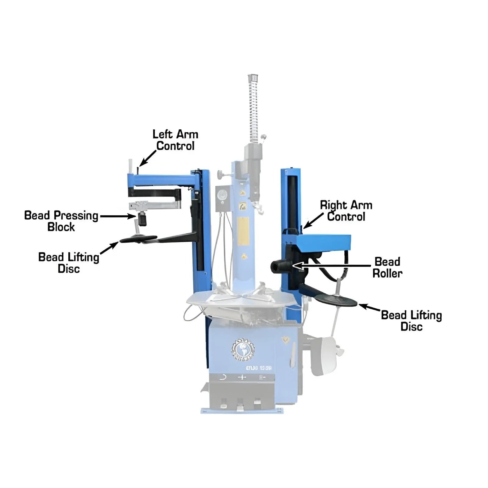 Atlas 700 Series Dual Assist Arms for Tire Changer