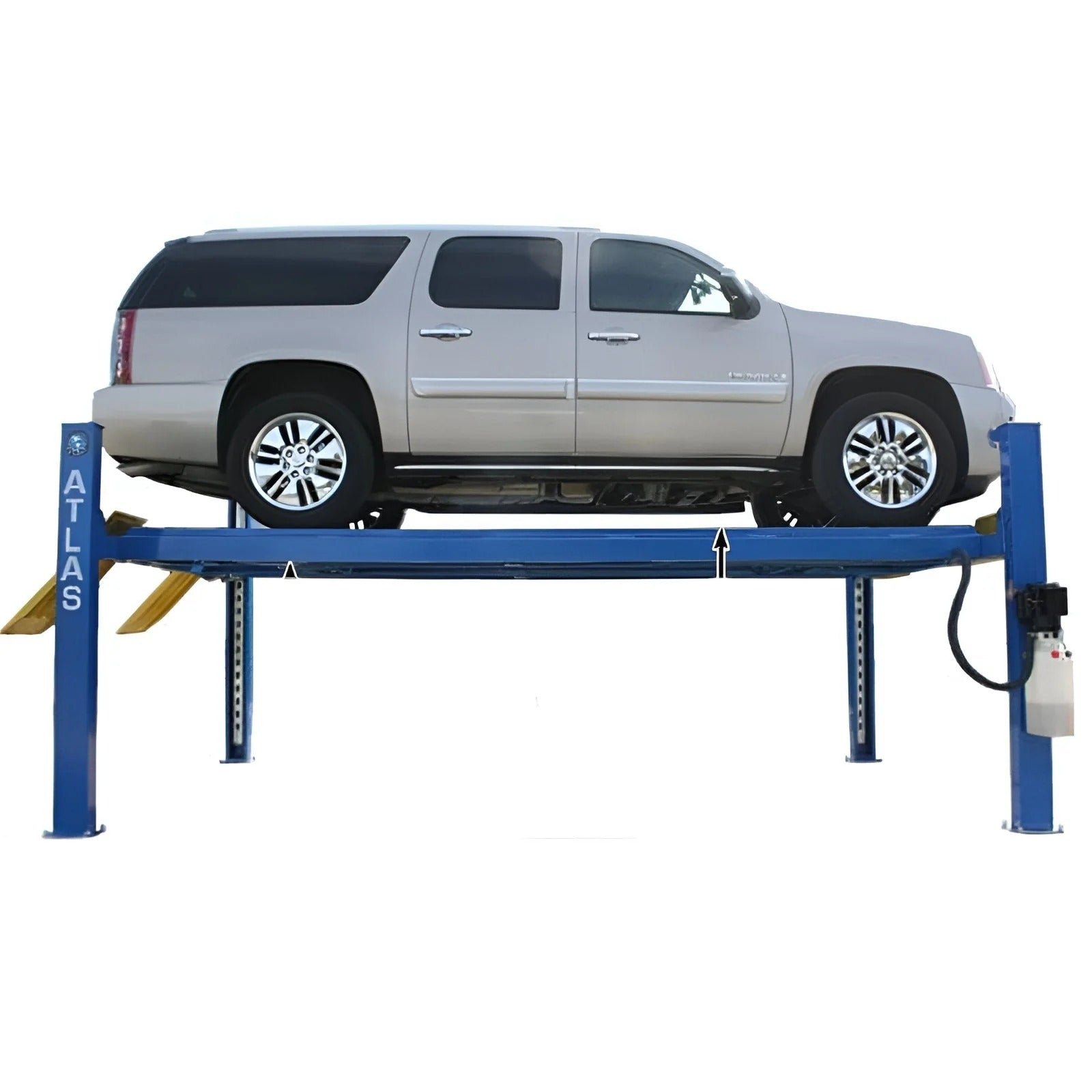 Atlas 412A 12,000 lb 4-Post Alignment Lift with RJ6 Rolling Jacks Combo