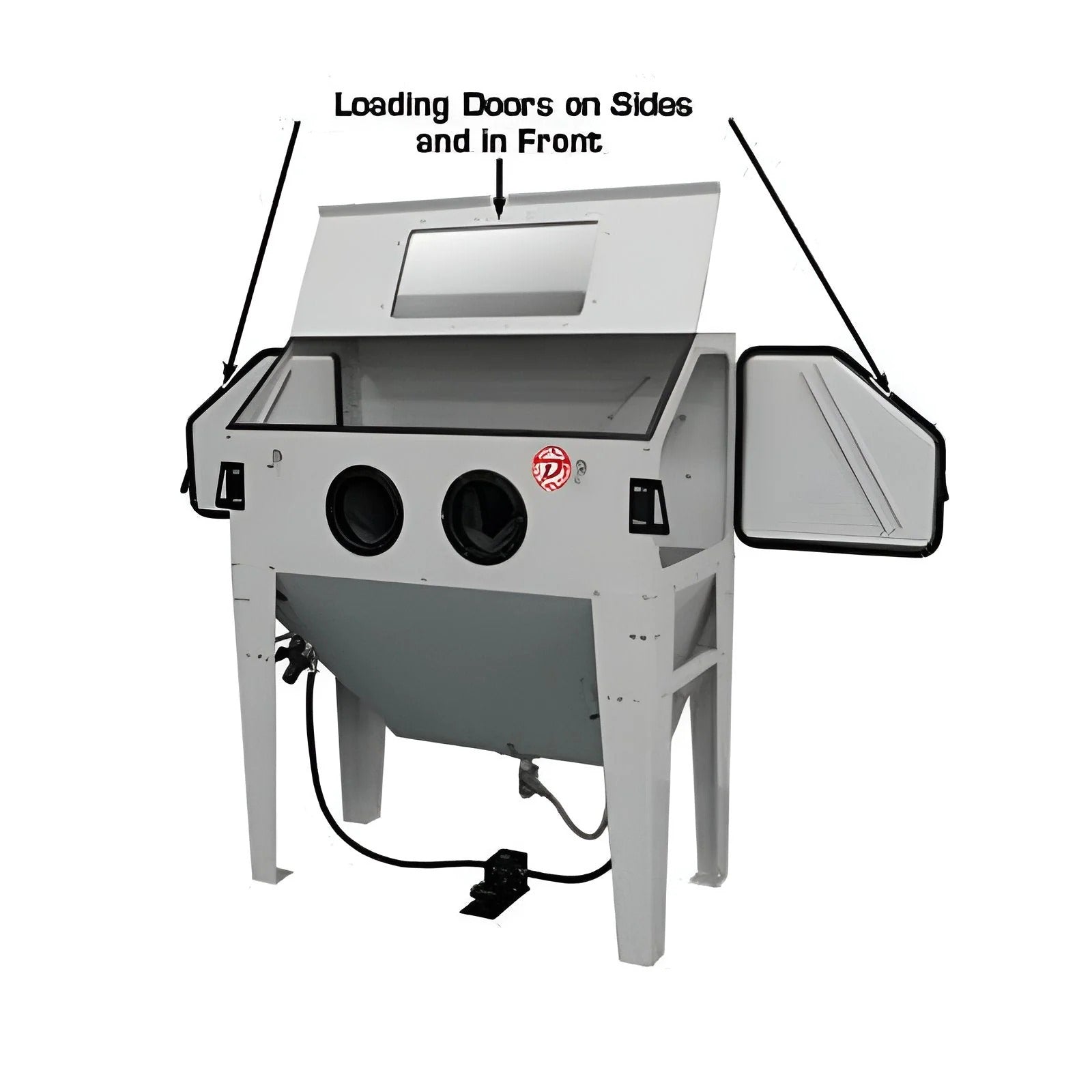 Atlas SBC420 Sandblast Cabinet with Integrated Vacuum System