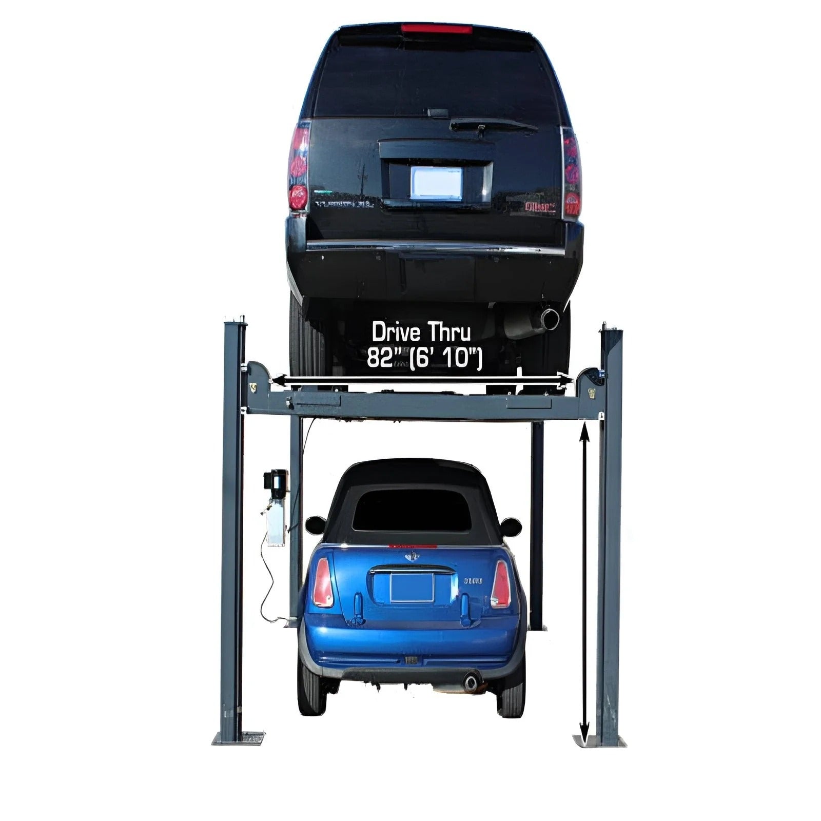 Atlas 408SL Premium 4-Post Lift with Pro-Floor Combo