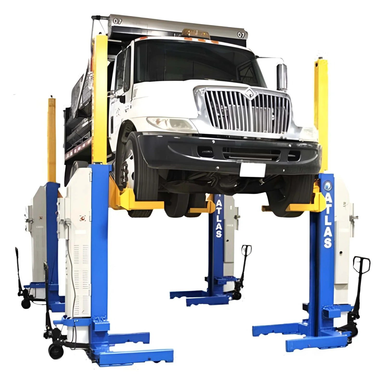 Atlas ALI Certified 74,000 lb Battery-Powered Mobile Column Lift System