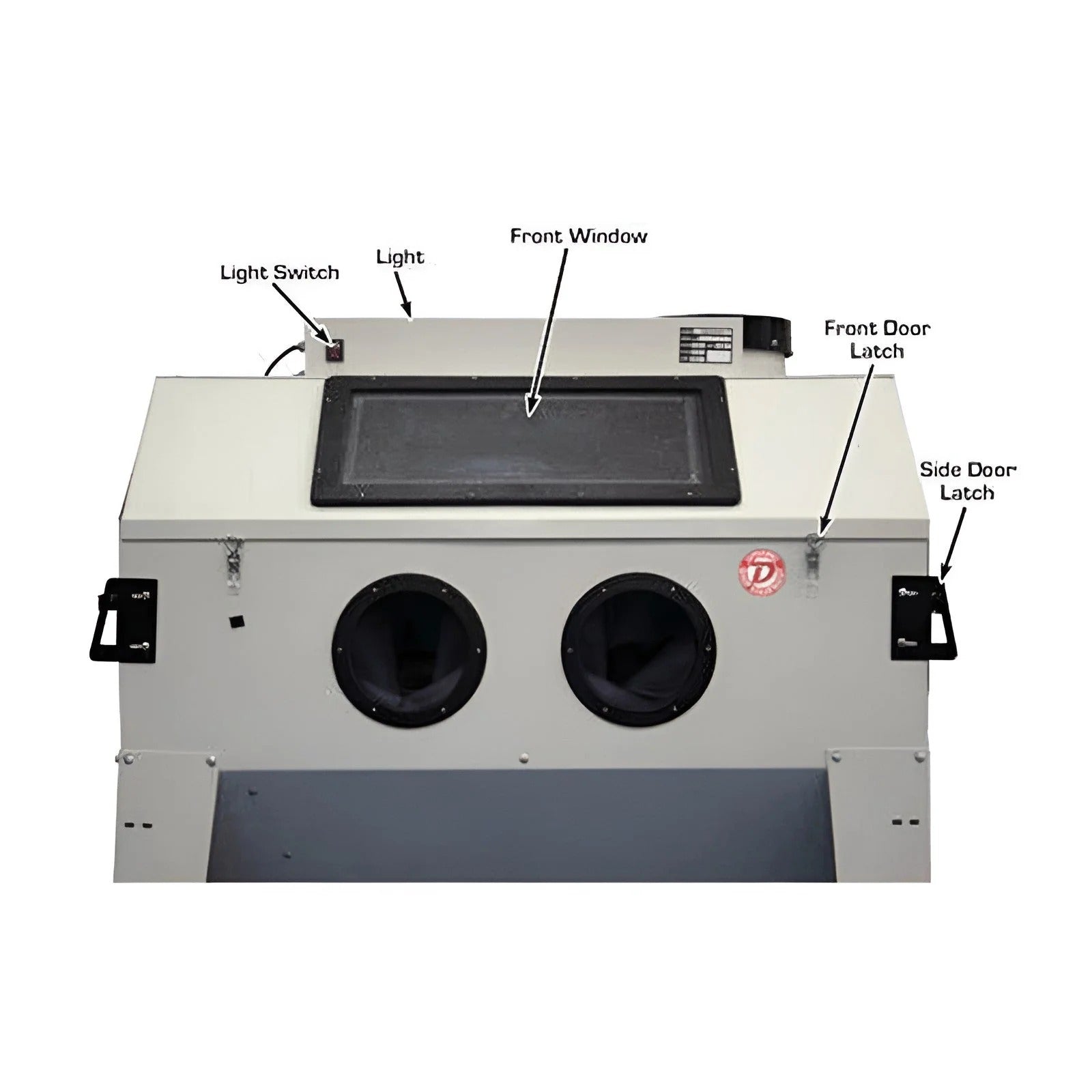 Atlas SBC420 Sandblast Cabinet with Integrated Vacuum System
